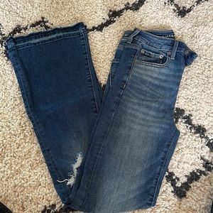 American eagle highest rise flare Jeans